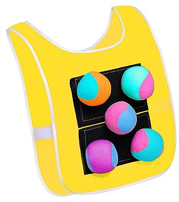 FytStycale Set da Dodgeball con 5 Palline per, Giallo Adulti
