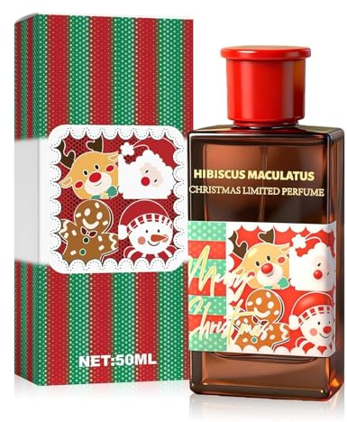 Damparfym, jul, vanilj perfum, eau de parfum för kvinnor, parfym julanteckningar av vanilj och kanel för kvinnor och män, långvarig doft, julklappar, 50 ml