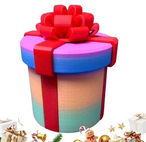 Pruojhw Boîte Puzzle À Vis Emboîtable - Fournitures d'anniversaire Réutilisables - Boîte Farce Puzzle de Noël - pour Adolescents Adultes Collectionneurs Enseignants Anniversaire Noël Fête Mariage