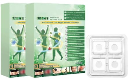 10-i-1 Metabola Plåster med Berberin, NAD & Moringa, 7 Plåster | 10-i-1 transdermalt plåster med nanodiffusion, berikat med berberin, NAD och moringa, reglerar blodsockret
