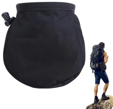 Sac Seau À Magnésie avec Ceinture, Pochette Imperméable en Toile Oxford | Pot À Magnésie De Gymnastique Et Équipement D'Escalade Pour Hommes, Femmes, Grimpeurs, Athlètes, Outdoor, Gymnastique,