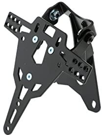 Kennzeichenhalter Motoflow (mit Kennzeichenbeleuchtung) passend für Aprilia RS 125 (2017 bis 2020, KC) AMZ-10007503-A.v406