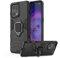 DERHAN Case for OPPO Find X5 Pro 5G, Shockproof Armour Phone Case with 360° Rotating Stand, Hard PC TPU Silicone Protective Cover Bumper - Black
