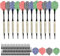 Skyzone Dartset, 12 Stück Softdarts für elektronische Dartscheibe mit 100 extra schwarzen Kunststoffspitzen für Aufenthaltsraum Bar und Spielzimmer (14g)