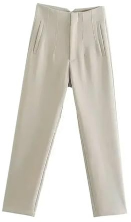 ZIRIA Abbigliamento da ufficio Pantaloni a vita alta Pantaloni Formali Abiti da ufficio Pantaloni a matita Nero Rosa Bianco Donna Pantaloni