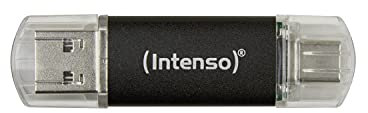 Intenso Twist Line 512 GB, Dual USB-Stick 3.2 Gen 1x1, USB-C und USB-A, 70MB/s, Anthrazit