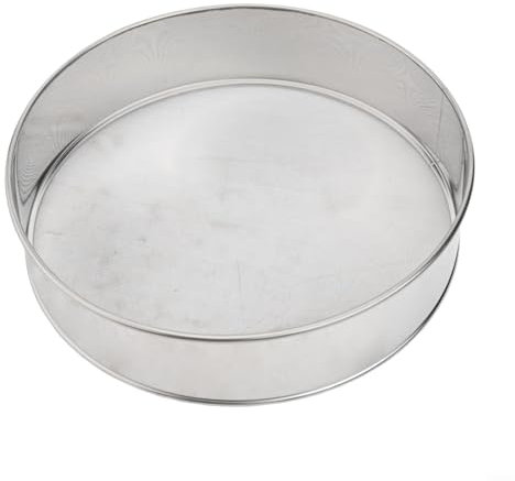 Yuanpgky Tamis à farine en acier inoxydable pour la cuisson de gâteaux (25 cm)