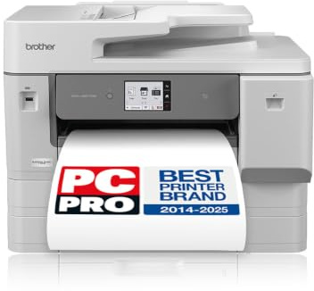 Brother MFC-J6977DW A3 Wireless All-in-One Inkjet Printer| | Print, Copy, Scan & Fax |WiFi/USB 2.0 | 2-sided Scanning |3 x 250 Sheet Tray| Inks Included | UK plug