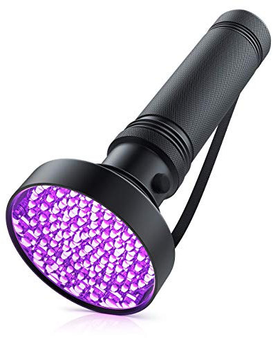 YST UV Schwarzlicht Schutzbrille Taschenlampe Haustiere Urin-Detektor für Eingetrocknete Flecken Ihrer Hunde Katzen und Nagetiere auf Teppichen Vorhänge Gardinen Möbel| Ink