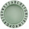 Design Letters Assiettes creuses pour les enfants bebe | Assiette Creuse Tritan | Vaisselle réutilisable pour enfant| Plaques incassables Dessert Soupe sûr lave-vaisselle sans BPA | Assiettes à goûter