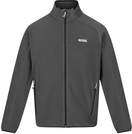 Regatta Herren Jacke Outdoorjacke Fleecejacke Hadfield, Farbe:Grau, Artikel:-038 Seal Grey, Größe:XL