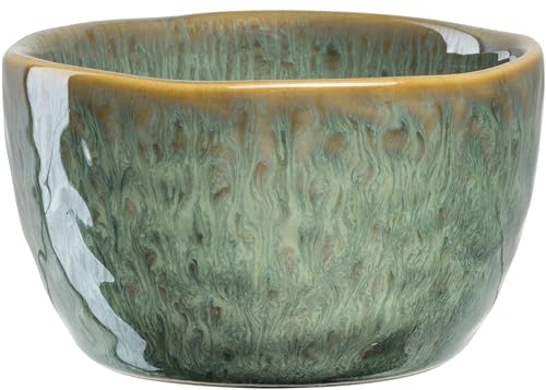 LEONARDO Matera - Cuenco de cerámica - Diámetro 8,3 cm, altura 5 cm - Capacidad 150 ml - Apto para microondas y lavavajillas - Cuenco en verde