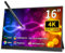 Magedok 16 Pulgadas 4k OLED Pantalla táctil Monitor portátil, 3840 x 2400 100% P3 Pantalla portátil MPP Stylus Pen compatibilidad 1MS Eye Care PC Monitor para portátil, Mac NUC Mini PC