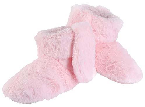 SOIMISS Stivali in Peluche Rosa da Donna per Autunno e Inverno, Caldi e Comodi Suola Antiscivolo, Stivali da Casa alla Moda Design Cartoon Medio