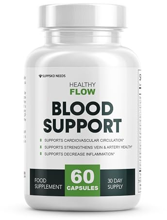 Healthy Flow Blood Support 60 Capsules 1 Month Supply