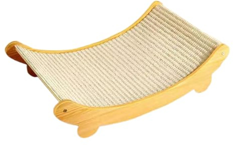 Tavola da grattare per gatti - Design rialzato, tagliere per gatti, letto in sisal e tavole da grattare | Cuscino per letto da salotto in Sisal resistente all'usura per piccoli gatti e animali