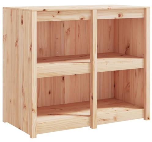 vidaXL Outdoor Kitchen Cabinet - Solid Pine Wood Construction, Ample Storage Space, Versatile Modular Design, Stable and Durable - for Garden, Terrace, and Home Use