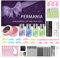 Permania Wimpernlifting, Wimpernfarbe Schwarz, 2 in 1 Wimpernlifting Set Mit Farbe Schwarz, Ergebnisse Halten Bis Zu 6 Wochen An, für Den Gebrauch Zu Hause Oder Im Salon