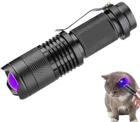 Détecteur de lampe torche LED, lampe de poche UV LED, haute luminosité étanche, lampe de poche pour détecter les taches d'urine d'animaux domestiques, scorpions et autres contaminants cachés