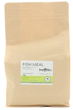 ALMICANNA: Fish Meal Engrais 100 % hydrolized Fish 1 kg – Engrais azote et phosphore pour plantes de cannabis – Amendement dans Living Soil et CompostTee