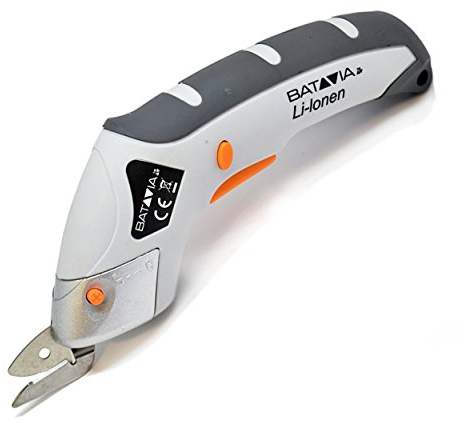 Batavia Cordless Cutter - 3.6V Lithium Battery Power Scissors/Shears for Upholstery Leather Wallpaper