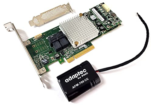 Adaptec 8805 Raid Controller (SAS, SATA, PCI Express x8, Full-Height (Low-Profile), 1, 5, 6, 10, 50, 60, 1E, 1024MB, PMC PM8063)
