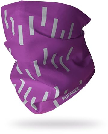 Ruffnek PINK REFLECTIVE HI VISIBILITY NECK GAITER TUBE SCARF Multifunctional Neckwarmer, beanie hat - Designed for safety - Men, Women & Children