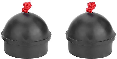 Dioche Porta Gesso per Biliardo, Stecca Antiscivolo Gesso Porta Biliardo per Stecca da Biliardo con Cavo per Biliardo, Suggerimenti per Biliardo, Standard Gessetto Biliardo (2 Pezzi)(Nero)