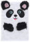 STOBOK Plüsch Notizbuch Kunstpelz Notizbuch für Kinder Panda Muster Tagebuch Journal Hardcover Notizbuch Schreibblock Schulbriefpapier Weiß