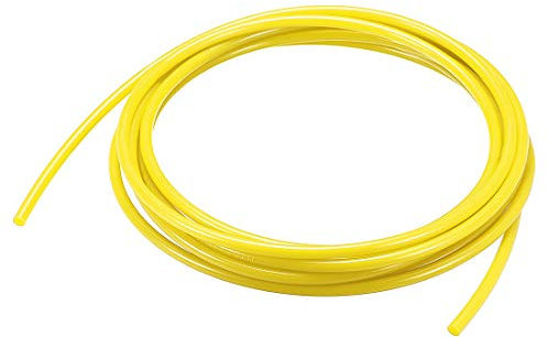 uxcell PA12 Nylon Line Hose Tube 4mm(0.15) ID x 6mm(0.23) OD 5m Yellow