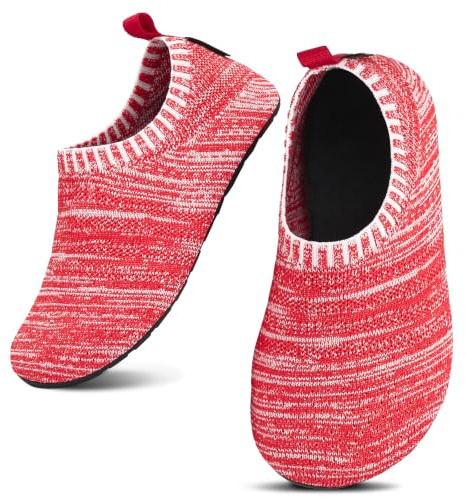 SAGUARO Tofflor, barn, lätta, halkfria tofflor, ROSA, 32/33 EU