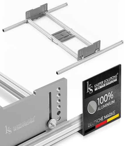 Kasper Solutions® - Dispositif de défonceuse - guide linéaire XXL - rail de guidage de défonceuse - stable et robuste - accessoires de défonceuse - rail coulissant de table - dispositif de fraisage