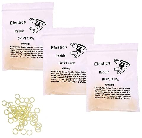 Elastici in Gomma Ortodontica, Elastici Ortodontici, Elastici Multiuso, Dentale Dentale Gap Ortodontico Fasce Elastiche Trasparenti, 300Pcs Elastico Denti Rubber Band Oral Orthodontics Strumento3/16