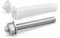 NOLDAR Threaded Rod with Nut and Washer for Chemical Anchors Stainless Steel M10 x 120 mm Including Nylon Sieve (15 x 85 mm) for Mounting in Brick/Hollow Concrete (8 + 8 Pieces)