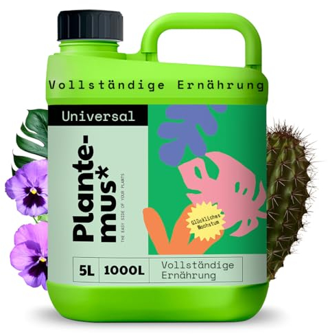 PLANTEMUS Universaldünger Flüssig für Innen- und Außenpflanzen, Blumen, Bäume und Sträucher, Professionelle Nährstoffversorgung, 5 L