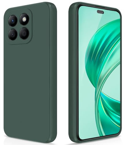 GiiYoon Funda para Honor X8b, Case de Silicona Suave de TPU Carcasa Protector de Goma Fexible Prueba Liviano y a Delgado de Golpes Antirrayas para Teléfono (Verde)