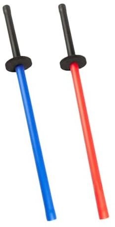 Perfeclan Juego de 2 Espadas de Espuma para Entrenamiento, Palo de Entrenamiento, Equipo Ligero para Entrenamiento de Artes Marciales para práctica de Kendo, 90cm