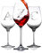 Copas de Vino Personalizadas con Inicial y Motivo de Rosas | Con Estuche de Regalo | Perfecto como Regalo para Día de la Madre, Aniversarios, para Hombres y Mujeres