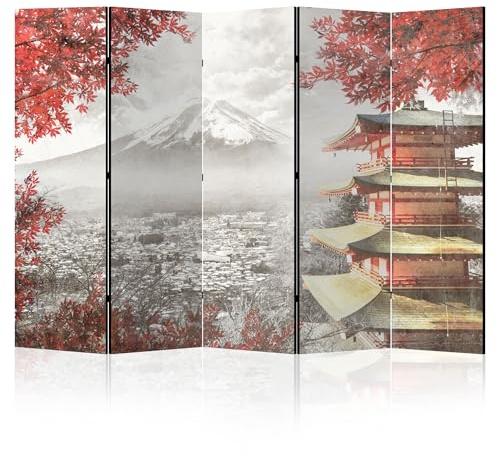 LUMASOUL Rumsavdelare för inomhusbruk dubbelsidigt tryck 225x172 cm Japan
