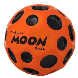 Waboba The Original Moon Ball – Balle hyper rebondissante – Émet un son pop lorsqu'elle est rebondie – Rebond extrême et amusant pour tous les âges – Parfaite pour les jeux actifs et les jeux
