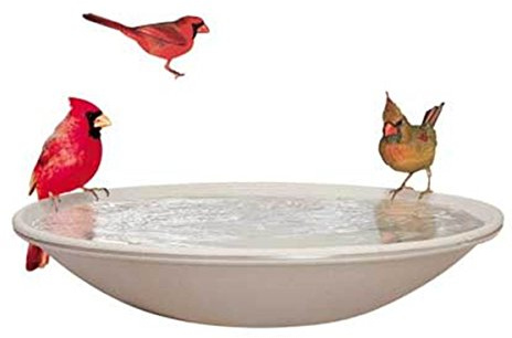 API® Heated Bird Bath | Heated BirdBath with Stand or Deck Mount | Outdoor Bird Bath for Winter and All Seasons | 150 Watt | Made in USA (Bird Bath with Deck Mount, 1, Count)