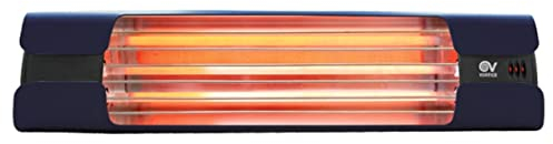 Vortice Riscaldamento a Parete con Cordino, infrarossi, 600/1200/1800 W, Thermologika Design, Blu, 70006 1800 wattsW, 230 V, Infrarot, 600/1200/ 1800 W, Thermologika Design