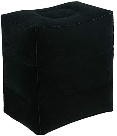 Repose-pieds/coussin de voyage gonflable - AirGoods Noir noir