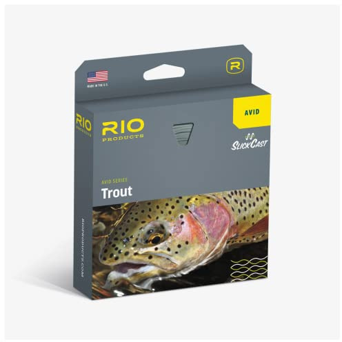 RIO PRODUCTS Avid Trout Series - Gold, Floating Fly Line for Trout, WF4F