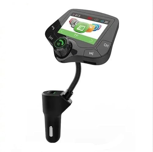 Tansmetteur Radio MP3 câble de Chargement en Cadeau. Écran Mains Libres Car Charger modulateur FM Car Radio MP3 Player transmetteur FM Bluetooth sans Fil (G24)
