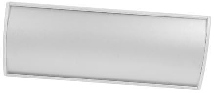 VILLFUL Targa Per Ufficio Alluminio Lucido Piastra Nominativa Da Parete Cartello Decorativo Per Ufficio e Scuola Design Elegante e Minimalista