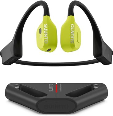 SUUNTO Wing Open-Ear Knochenschall Kopfhörer, Bluetooth Kabellos Sport Kopfhörer, Kopfbewegungssteuerung, Eingebaute HD Mikrofon, IP67 Verschleißfest, Sicherheitsleuchten, bis zu 30 Std Akkulaufzeit