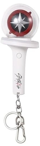 NIUVOO Porte-clés Kpop Stray Kids Light Stick Ver 2 - Cadeau pour fan de concert - SKZ Goods - Sac à main - Portefeuille lumineux - Pile non incluse, 1 couleur, taille unique