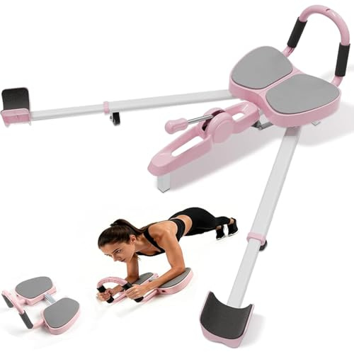Bensträckare och delad träningsmaskin med pushup-stänger, 2-i-1 flexibilitet och överkroppstränare för hemträning