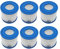 YanBan Cartuccia Filtro Piscina Compatibile con Best-Way 58381 Pompa Filtro, Confezione da 6 Filtro di Ricambio Compatibile con Flowclear Tipo I